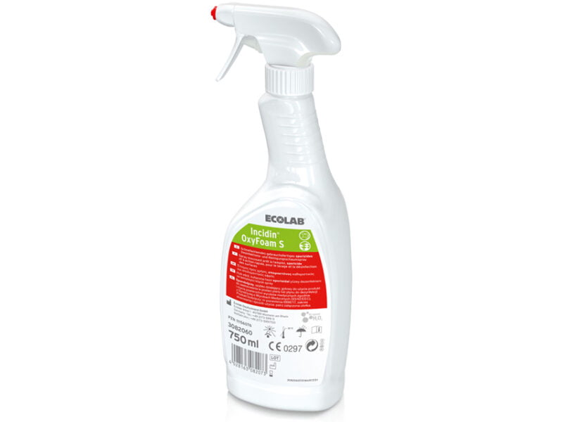Ecolab Incindin Oxyfoam puhdistusaine pullo (6kpl)