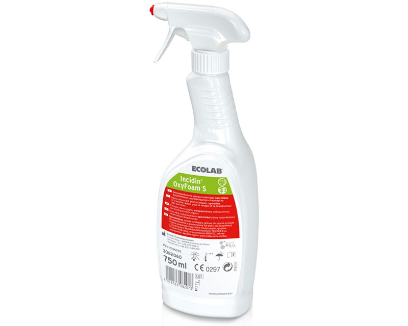 Ecolab Incindin Oxyfoam puhdistusaine pullo (6kpl)