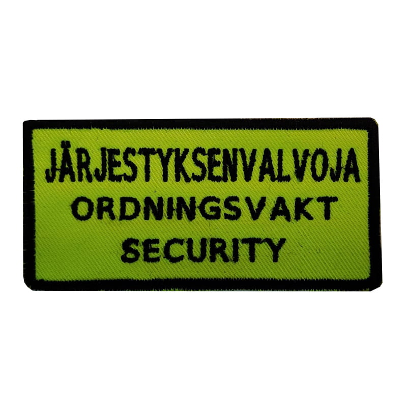 Järjestyksenvalvojan rintamerkki
