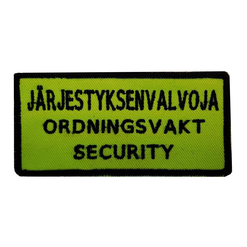Järjestyksenvalvojan rintamerkki