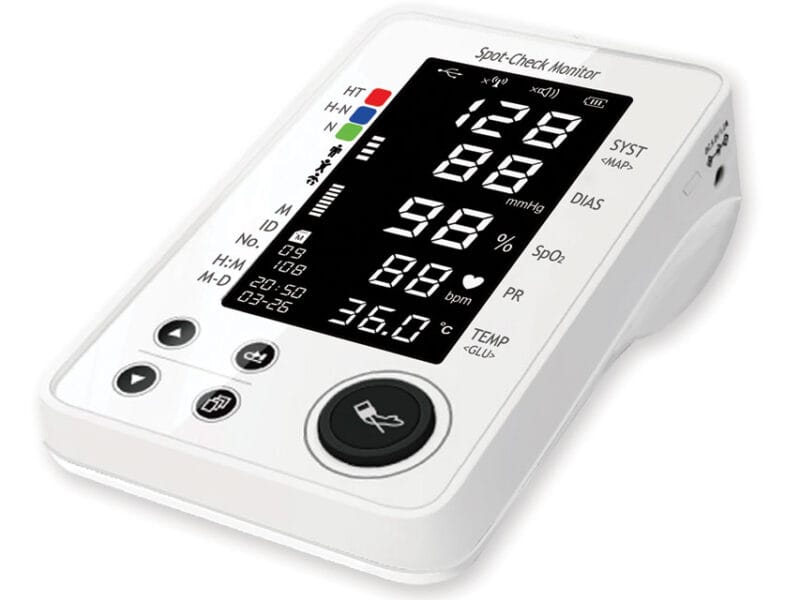 PC-300 kannettava vitaalimittari (NIBP, SPO2, TEMP, PR) - Image 2