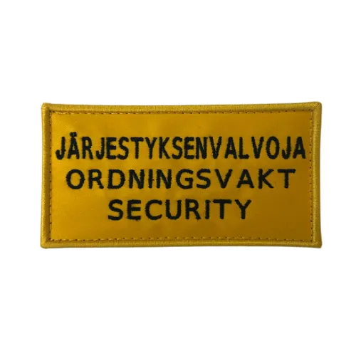 Järjestyksenvalvoja rintakyltti - PRO