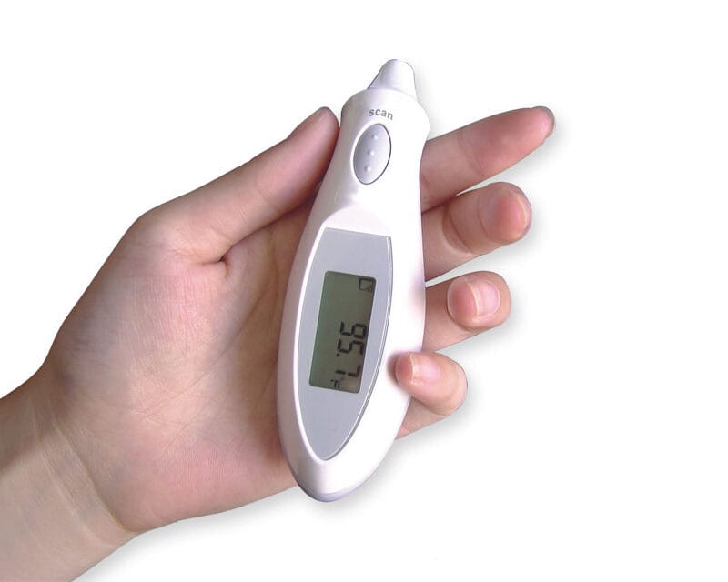 Taskukokoinen korvakuumemittari