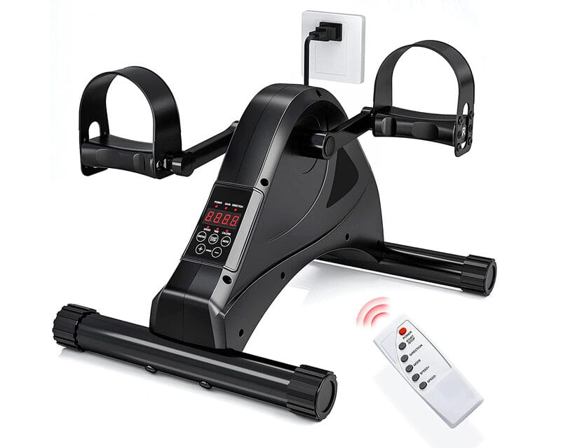 Polkulaite näytöllä ja kauko-ohjaimella