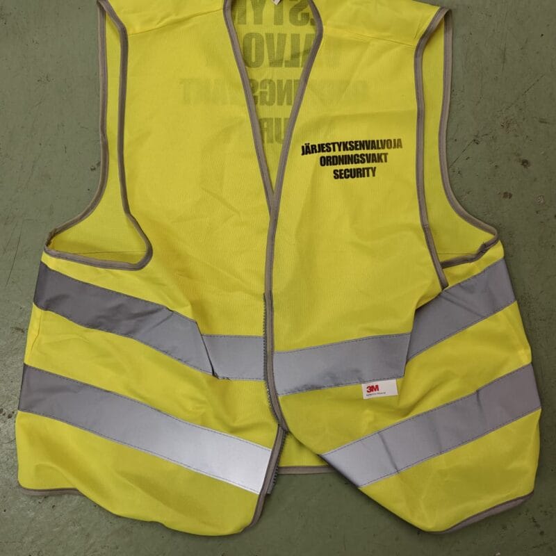 OUTLET - Järjestyksenvalvojan heijastinliivi (M)