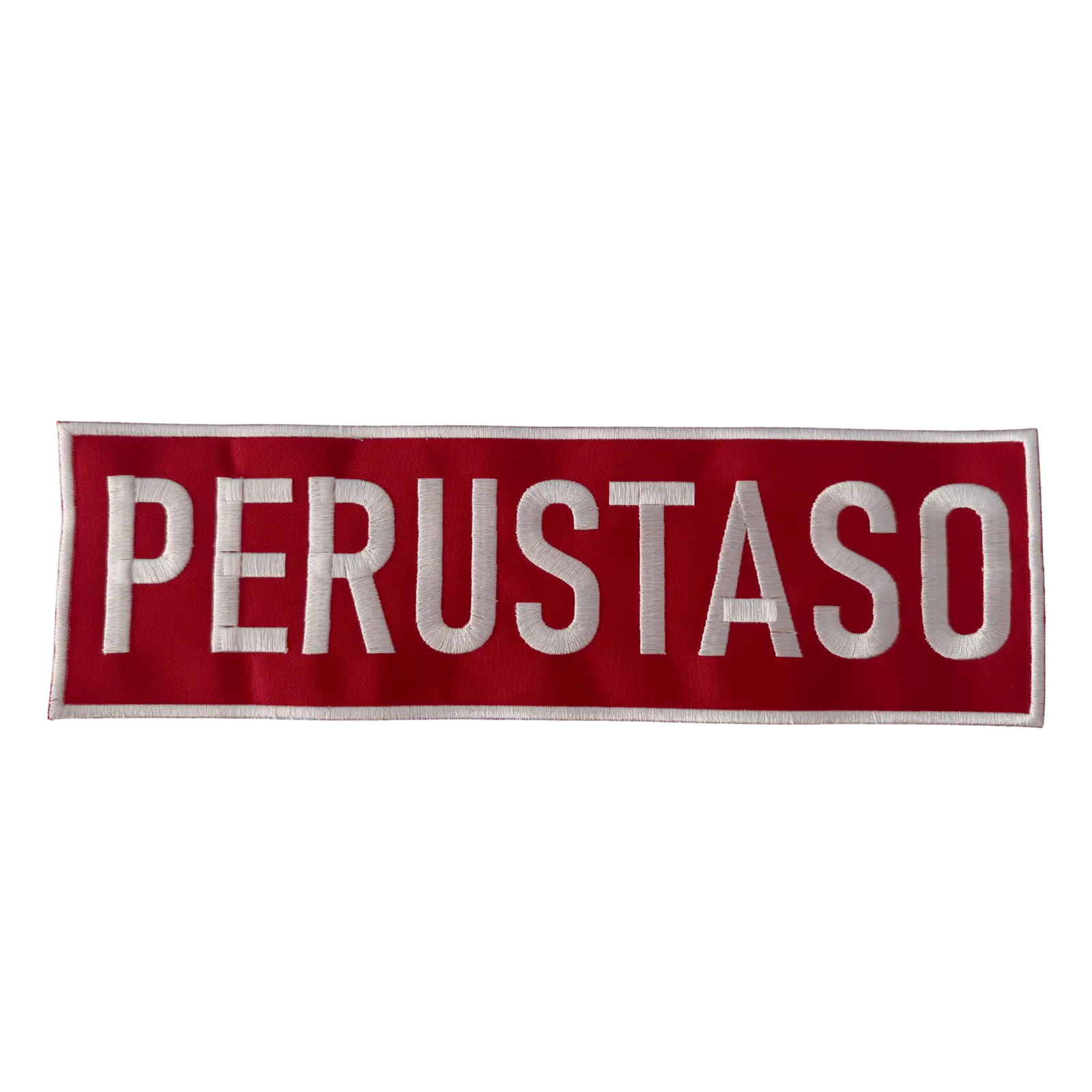 PERUSTASO Selkäkyltti - Brodeerattu
