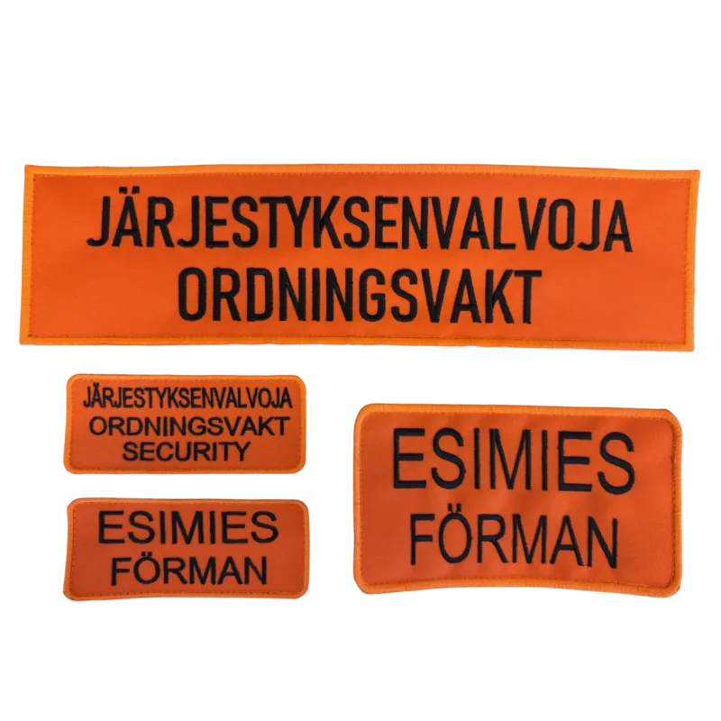 Järjestyksenvalvoja esimies tunnuspaketti