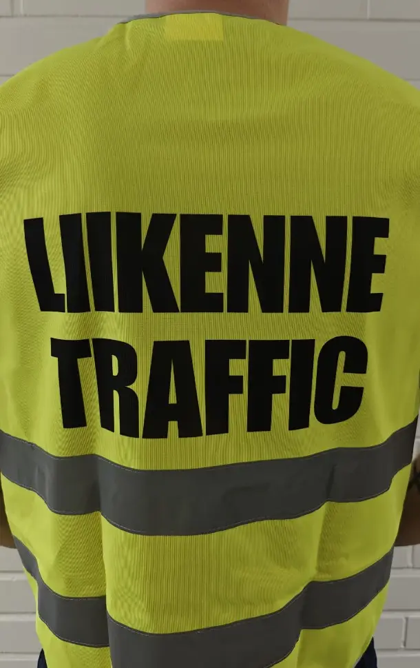 Liikenteenohjaajan heijastinliivi - Image 2