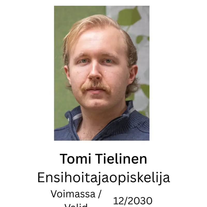 LaKOSTE ry työharjoittelukortti